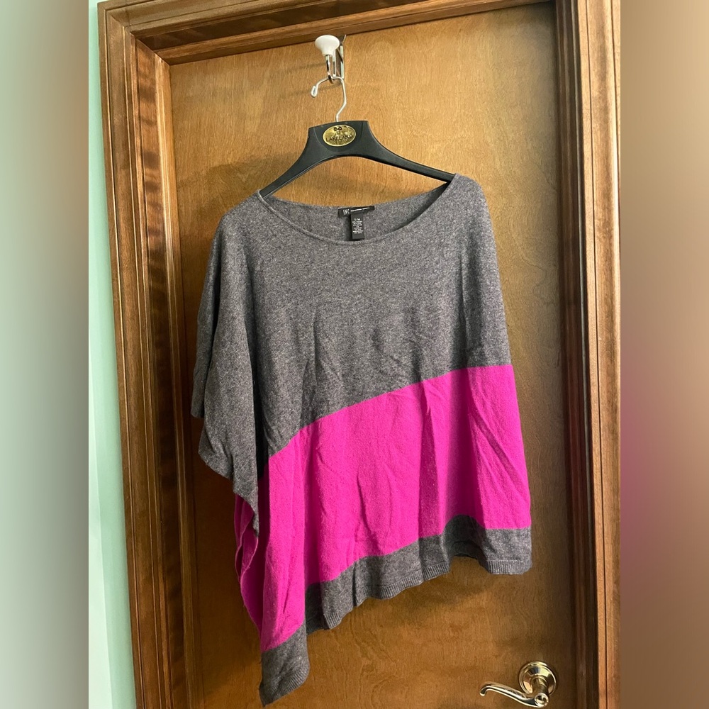 INC cashmere blend poncho, S/M